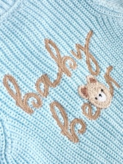 Blue Embroidered Bear Cardigan (0mths-2yrs) - Image 5 of 5