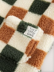 Checkerboard Borg Button Hooded Baby Pramsuit (0mths-2yrs) - Image 11 of 12