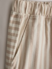 Yard Natural Hebden Stripe Tumbled Cotton Short Pyjamas Set - Slika 15 od 15