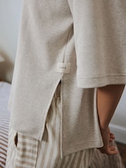 Yard Natural Hebden Stripe Tumbled Cotton Short Pyjamas Set - Slika 6 od 15