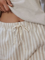 Yard Natural Hebden Stripe Tumbled Cotton Short Pyjamas Set - Slika 7 od 15