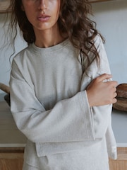 Relaxed Ribbed Cotton Rich Lounge Top - Image 6 of 7