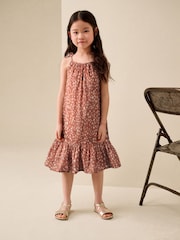 Animal Strappy Summer Dress (3-16yrs) - Image 1 of 3