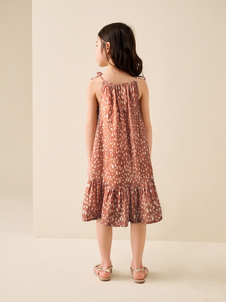 Animal Strappy Summer Dress (3-16yrs) - Image 2 of 3