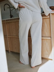 Relaxed Ribbed Cotton Rich Lounge Bottoms - Image 4 of 5