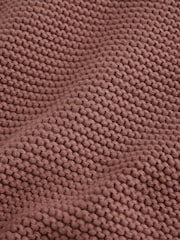 Brown Knitted Hooded Baby Cardigan - Image 8 of 8