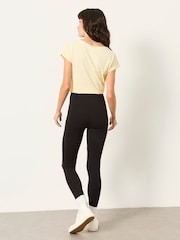 FatFace Meribel Black Black 2 Pack Leggings - Image 2 of 6