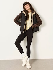 FatFace Meribel Black Black 2 Pack Leggings - Image 3 of 6