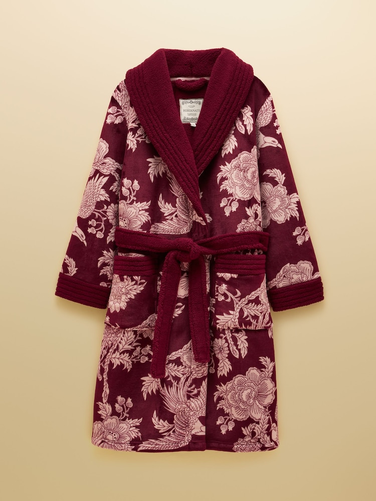 Port & Pink Floral - روب فليس من Joules - Image 8 of 8