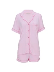 Cyberjammies Pink Revere Jersey Short Sleeve Pyjamas - Image 3 of 4