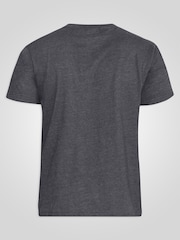 D555 Grey Flyers Premium Weight Combed Cotton Crew Neck T-Shirt - Image 6 of 6