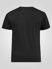 D555 Black Flyers Premium Weight Combed Cotton Crew Neck T-Shirt - Image 5 of 5