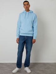Threadbare Light Blue Hoodie - Image 4 of 4