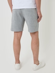 Gris - Threadbare Pique Pleated Sweat Shorts - Imagen 3 de 4