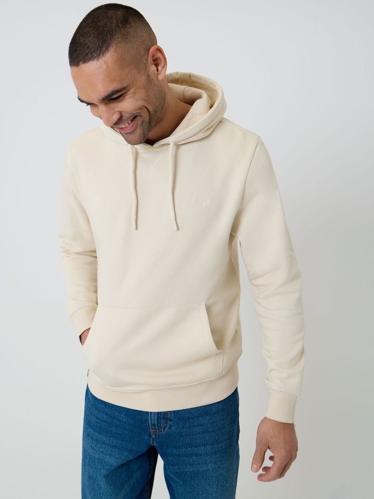 Threadbare Beige Hoodie - Image 1 of 4 Threadbare Beige Hoodie - Image 1 of 4