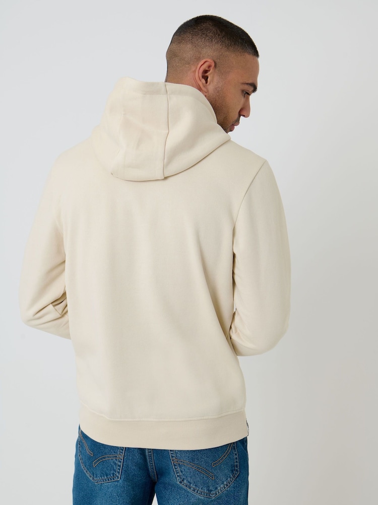 Threadbare Beige Hoodie - Image 2 of 4 Threadbare Beige Hoodie - Image 2 of 4