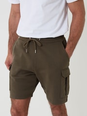 Pantalones cortos de punto estilo cargo de Threadbare - Imagen 4 de 4