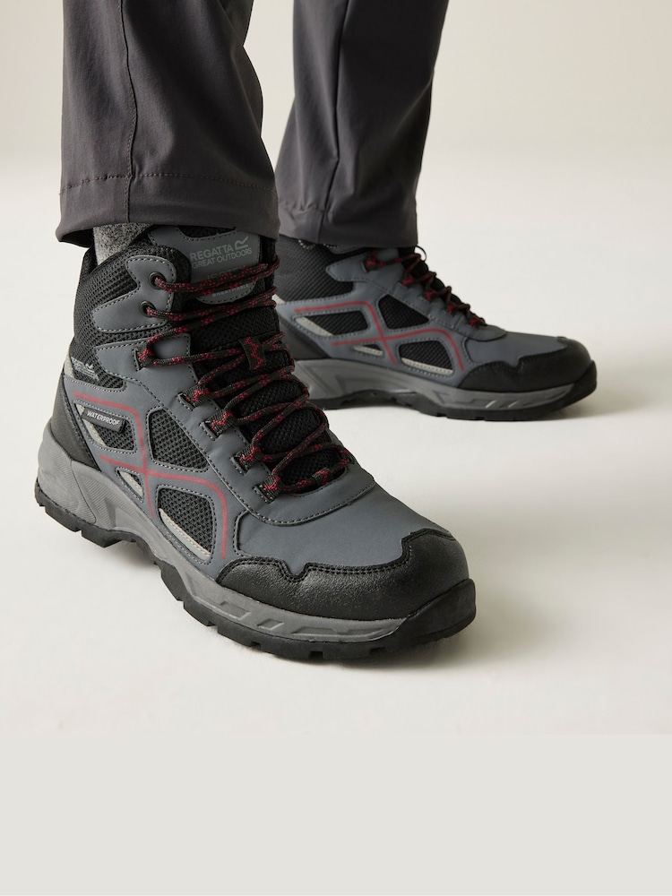 Regatta Grey Vendeavour Waterproof Boots - Image 2 of 10 Regatta Grey Vendeavour Waterproof Boots - Image 2 of 10