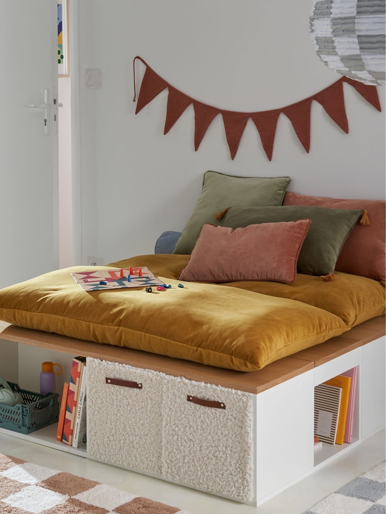 La Redoute Intérieurs Oak Polky Storage Bench - Image 1 of 4