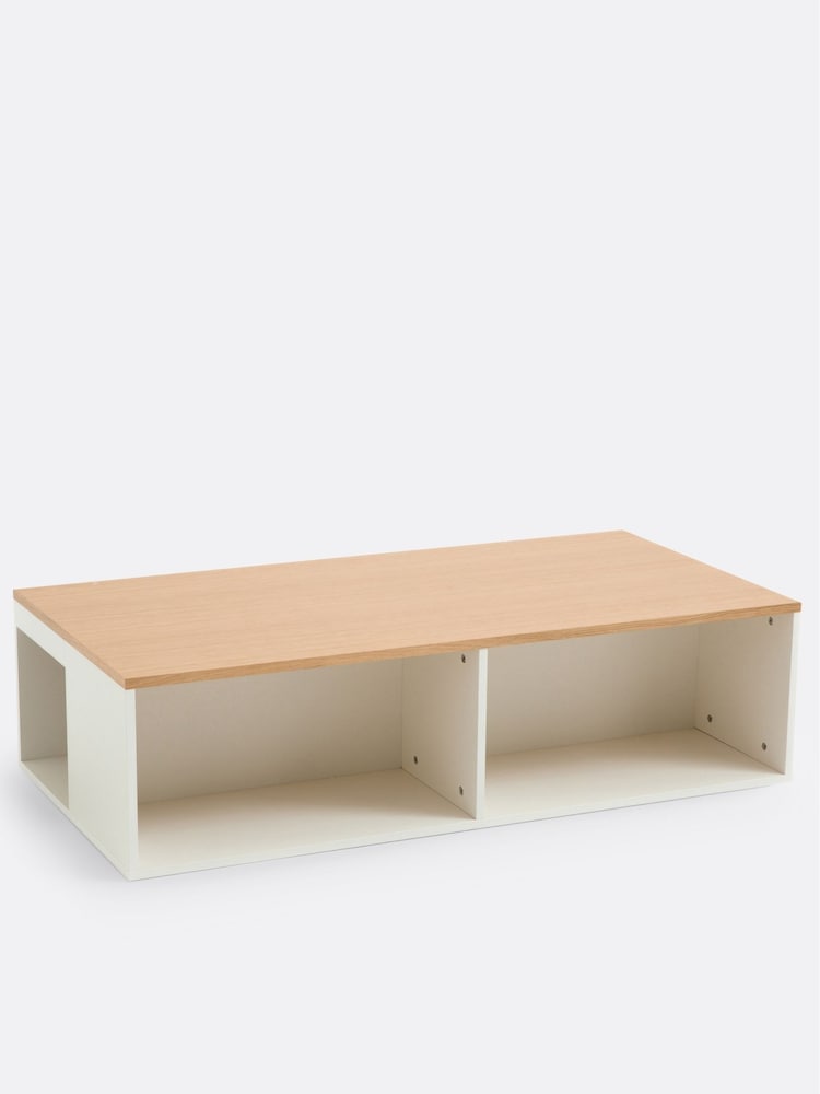 La Redoute Intérieurs Oak Polky Storage Bench - Image 2 of 4
