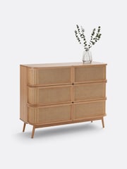 La Redoute Intérieurs Natural Laora Cane Chest of 6 Drawers - Image 6 of 6