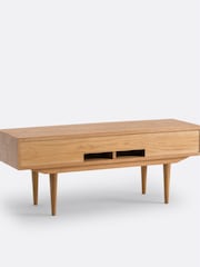 La Redoute Intérieurs Oak Quilda TV Unit With 2 Sliding Doors - Image 4 of 5