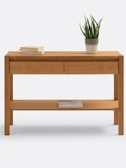 La Redoute Intérieurs Oak Adelita Oak 2-Drawer Console Table - Image 5 of 6