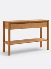 La Redoute Intérieurs Oak Adelita Oak 2-Drawer Console Table - Image 6 of 6