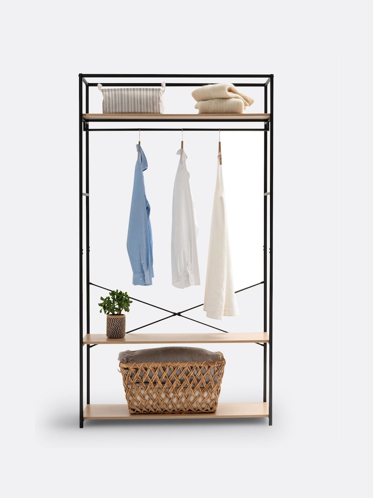 La Redoute Intérieurs Black Adarbi Wardrobe Module L110cm - Image 2 of 6