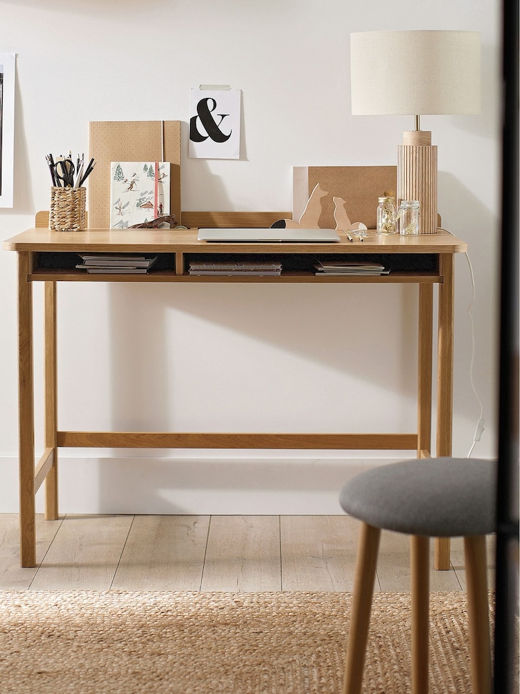La Redoute Intérieurs Oak Lina Desk - Image 1 of 6