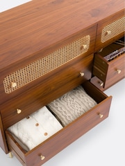 La Redoute Intérieurs Walnut Redpop Chest of 6 Drawers - Image 4 of 6