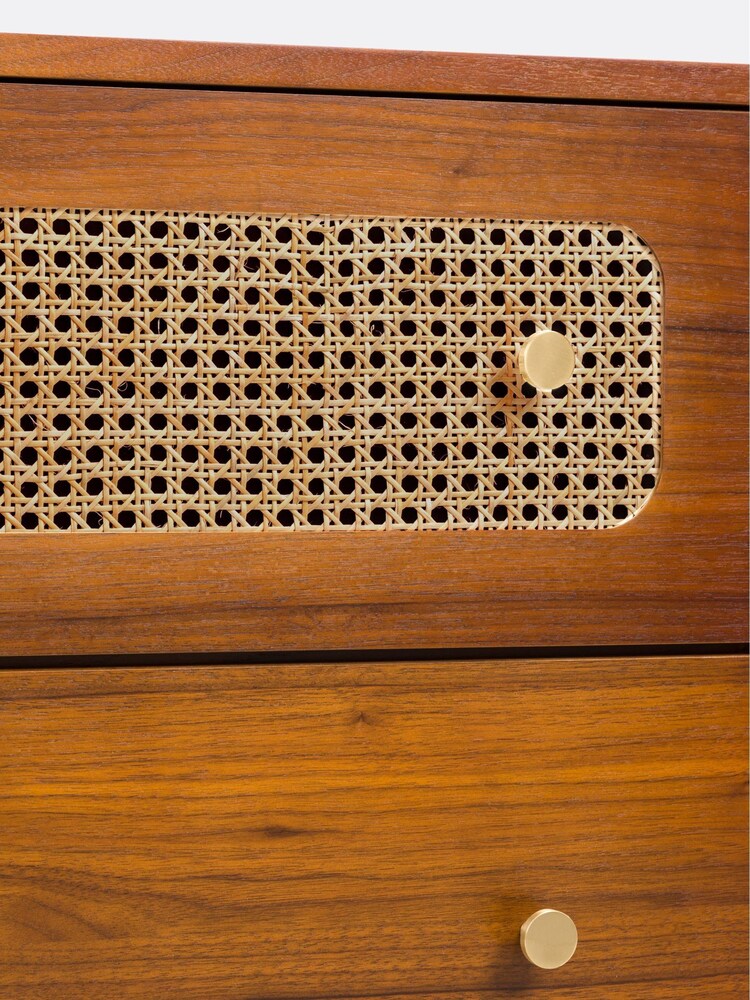 La Redoute Intérieurs Walnut Redpop Chest of 6 Drawers - Image 6 of 6
