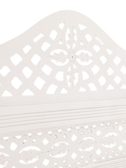 La Redoute Intérieurs White Aima Moucharabieh-Style Mango Wood Screen - Image 3 of 4