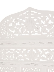 La Redoute Intérieurs White Aima Moucharabieh-Style Mango Wood Screen - Image 4 of 4