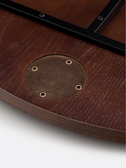 La Redoute Intérieurs Walnut Top For Alzar 4 To 6 Place Settings Table - Image 4 of 5