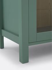 La Redoute Intérieurs Green Eucalyptus Alvina 3 Door Low Display Cabinet - Image 5 of 5