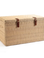 La Redoute Intérieurs Natural Semra Rattan Trunk - Image 1 of 2