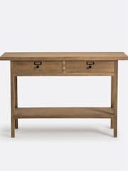 La Redoute Intérieurs Wood Lunja Console Table in Solid Pine - Image 6 of 6