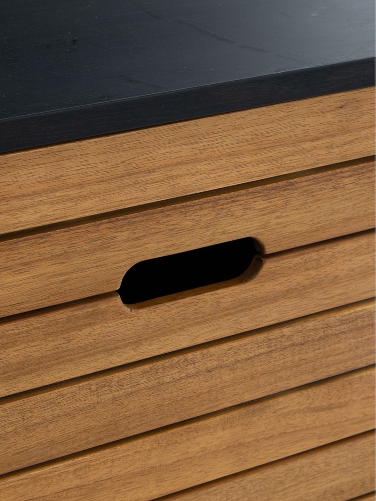 La Redoute Intérieurs Natural Saturn 60cm Acacia Bathroom Vanity Unit - Image 5 of 5