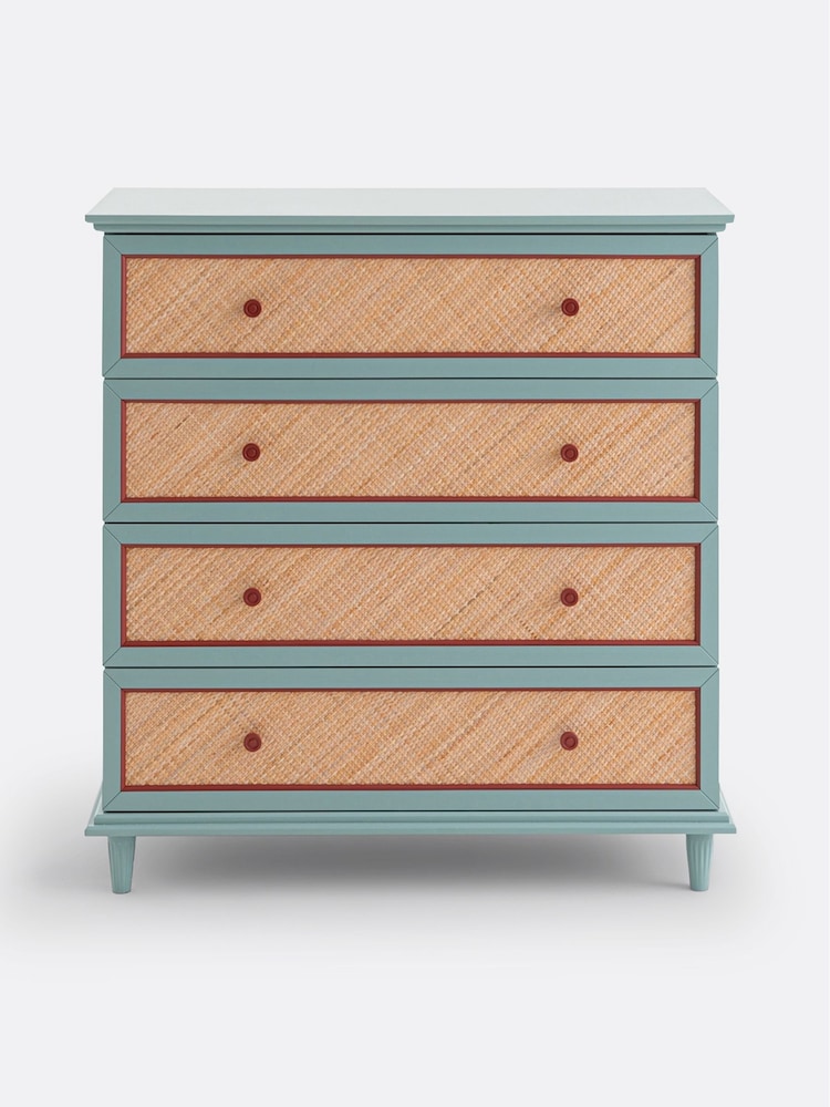 La Redoute Intérieurs Celadon Sidore Chest of 4 Drawers - Image 2 of 6