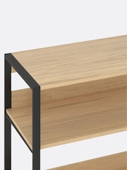 La Redoute Intérieurs Natural Hiba Industrial Serving Trolley with Casters - Image 4 of 6