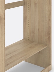 La Redoute Intérieurs Arlington Oak Wood Build Wardrobe + 1 Shelf Module - Image 3 of 5