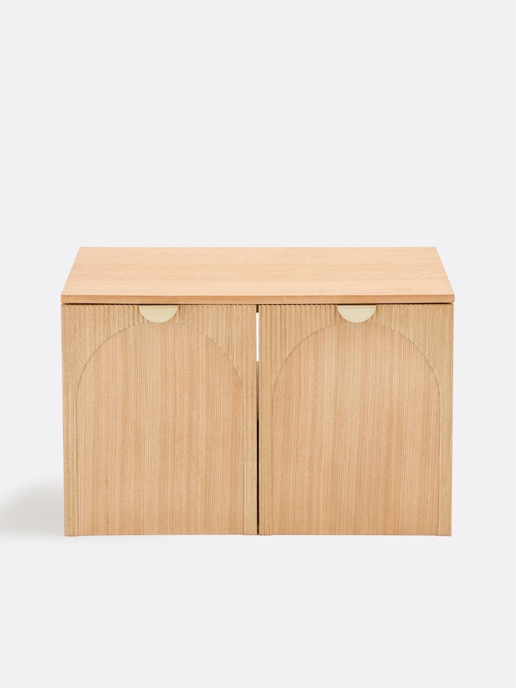 La Redoute Intérieurs Oak Gisela 2 Door Wall Hung Bathroom Vanity Unit - Image 1 of 6