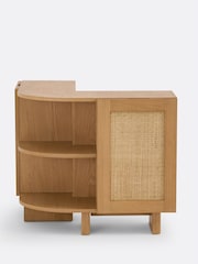 La Redoute Intérieurs Oak Arty Oak & Cane Behind Sofa Storage - Image 5 of 6