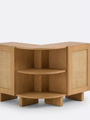 La Redoute Intérieurs Oak Arty Oak & Cane Behind Sofa Storage - Image 6 of 6