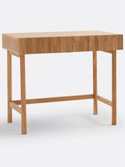 La Redoute Intérieurs Oak Bilbao 2 Drawer Desk - Image 5 of 6