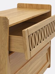 La Redoute Intérieurs Wood Malu Solid Pine Chest of 3 Drawers - Image 2 of 5