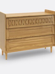 La Redoute Intérieurs Wood Malu Solid Pine Chest of 3 Drawers - Image 4 of 5