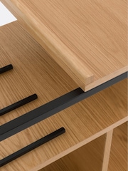 La Redoute Intérieurs Oak Volga L87cm Metal Record Player Unit - Image 5 of 5