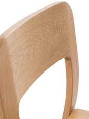 La Redoute Intérieurs Set of 2 Oak Talet Solid Oak Chairs - Image 3 of 6